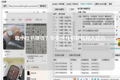 靠小红书赚钱？学会这几招轻松月入过万