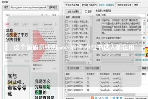这个偷偷赚钱的potato软件 小红书达人都在用