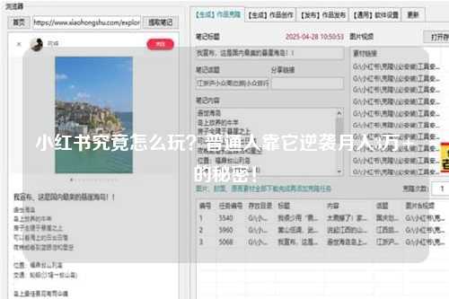小红书究竟怎么玩？普通人靠它逆袭月入3万+的秘密！