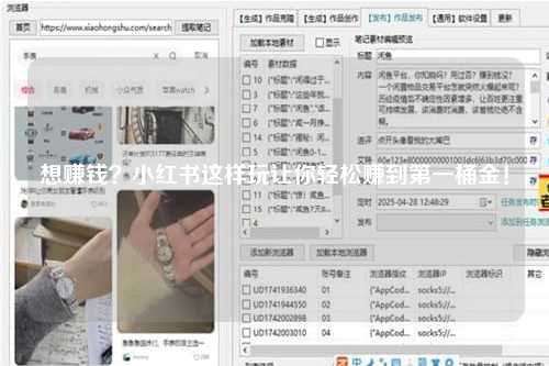 想赚钱？小红书这样玩让你轻松赚到第一桶金！