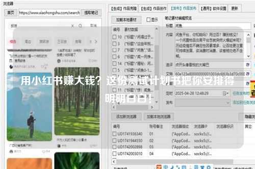 用小红书赚大钱？这份测试计划书把你安排得明明白白！