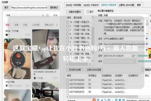 这款宝藏App让我在小红书涨粉1万+ 新人也能轻松上手