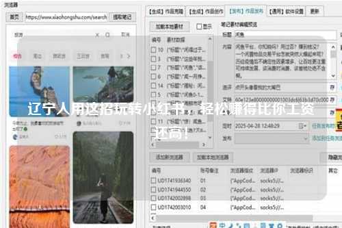 辽宁人用这招玩转小红书，轻松赚得比你工资还高！