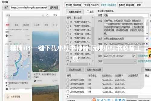糖糖APP一键下载小红书神器 玩赚小红书必备工具